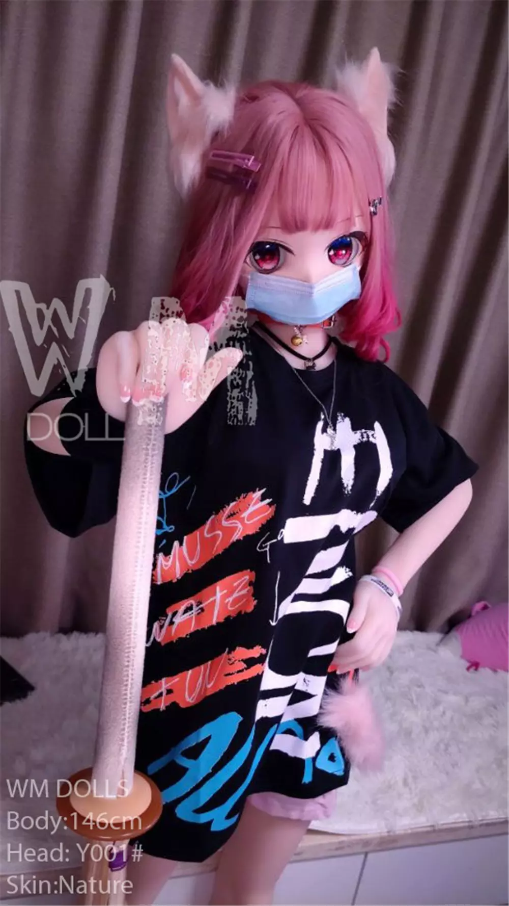 WM S-TPE 146cm Anime Sex Doll with PVC head#Y001